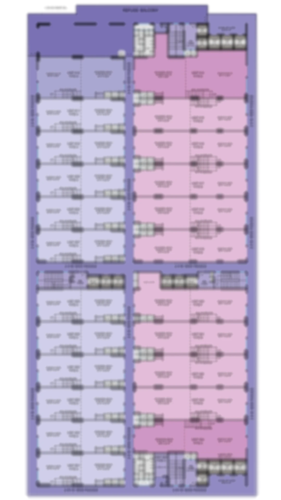 5th & 8th Floor Plan